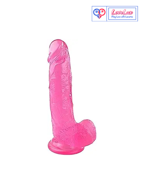 Ultra Soft Silicone Dildo – Flexible 8 Inch Realistic Design
