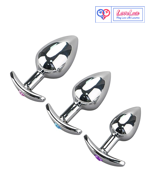 Anchor-Shape Base Butt Plug for Men & Women - 3 Sizes.