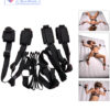 Couples Role Play Bed Restrain Cuff Set