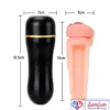 Fleshlight Pocket pussy Sucking Cup With Textured Real Vaginal Torch Shape Flesh Color India By Loveluxtoys.com