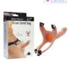 Hollow Strap On Silicon Curve Dong For Men