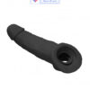 Jumbo Cock Sleeve Extender Silicon Dragon Condom 8 Inch Black