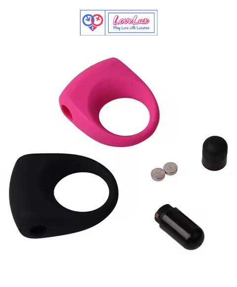 Male Ejaculation Delay Ring Silicone Male Vibrator Cock Ring