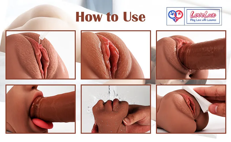 3 in 1 pocket pussy Vagina, Ass & Mouth masturbator cup with realistic tight design for men. India By Loveluxtoys.com