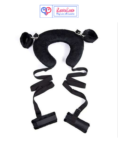 Soft pillow open leg Neck to Ankle Restraints For Women