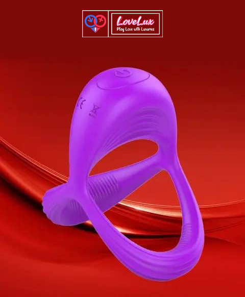 Vibe Time Delay Silicon Cock Ring for Men