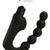Vibrating Beads Butt Plug Vibrator Waterproof G-spot Stimulator Prostate Massager