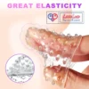 Clear crystal condom made from soft, skin-friendly silicone. Washable, reusable, and extra dotted for enhanced pleasure.