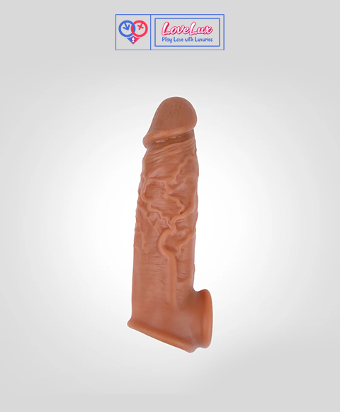 6 Inch Dragon Condom Brown