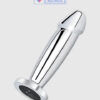 Stainless Steel Vibrating Butt Plug cum Dildo