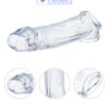 Transparent Wearable Penis Extender Sleeve. Designed for comfort and confidence, it adds extra length and girth