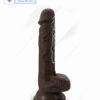 7 Inch Realistic Brown Silicone Dildo