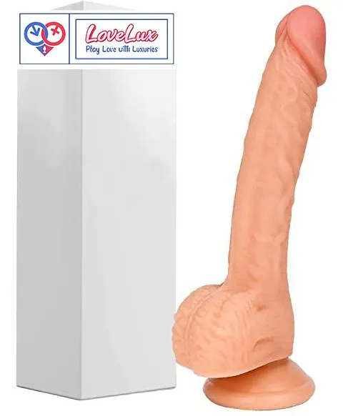 8 Inch Realistic Silicone Dildo with Strong Suction Cup