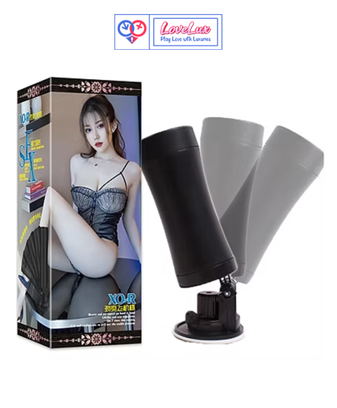 Men's Manual Hands Free Masturbation Cup with Suction Cup