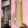 8 inch vibrating dotted penis sleeve india