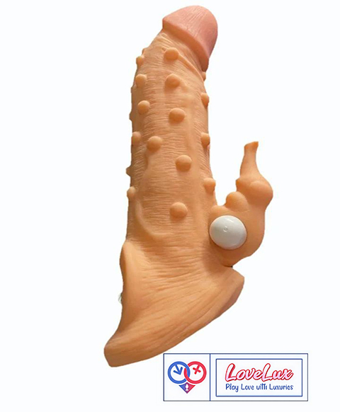 8 inch vibrating dotted penis sleeve india