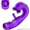 gspot flapping tongue clitoral vibrator india Mouth Shape Clit Vibrator with Flapping Tongue & G-Spot Mode by Loveluxtoys.com