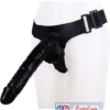 11 Inch Extra Long huge Realistic Strap-On Dildo Black Tone Silicone India by LoveLuxToys