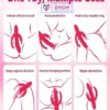 3 in 1 rabbit vibrator anal beads dildo 10 mode dual stimulation vibrator Pink Color India by LoveLuxToys
