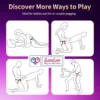 4-in-1 Remote Control 9 inch Strap-On Dildo Thrusting, Vibrating, swinging, Heating Massager Flesh Tone India By LoveLuxToys