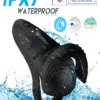 3 in 1 silicone cock ring vibrating penis cock ring Black Color India by LoveLuxToys