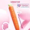 Heating Carrot Thrusting Silicone Dildo Vibrator For Women,Liquid Silicone Sex Toy Vibrator For G Spot Stimulation - Buy Carrot Dildo Vibrator thrusting Dildo Vibrator silicone Dildo Product on LoveLuxToys