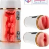 Dual-Ended Automatic Vibrating Masturbator – Realistic Texture Sleeve Anus And Pussy India By loveluxtoys