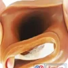 7 inch silicone penis extender sleeve brown India By LoveLuxToys