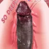 10 inch remote control thrusting vibrating heated silicone dildo Black Color India by LoveLuxToys