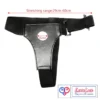 Strap-On Dildo 7 Inch Brown Adjustable Harness Silicon Dildo Realistic in India by LoveLuxToys