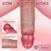8 inch silicone penis sleeve reusable enlarger extender for men. Soft, stretchy, and comfortable for enhanced performance skin tone India By loveluxtoys Penis Sleeve India
