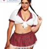 HotTouch Babydoll Lingerie – Checkered Pattern Set for Romantic Evenings