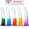 Super Soft Twin Colour Jelly Dildo for Women in India By LoveLuxToys
