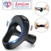 vibrating cock ring with 10 frequency settings and soft silicone design black color usb charging India besharamtoys.com