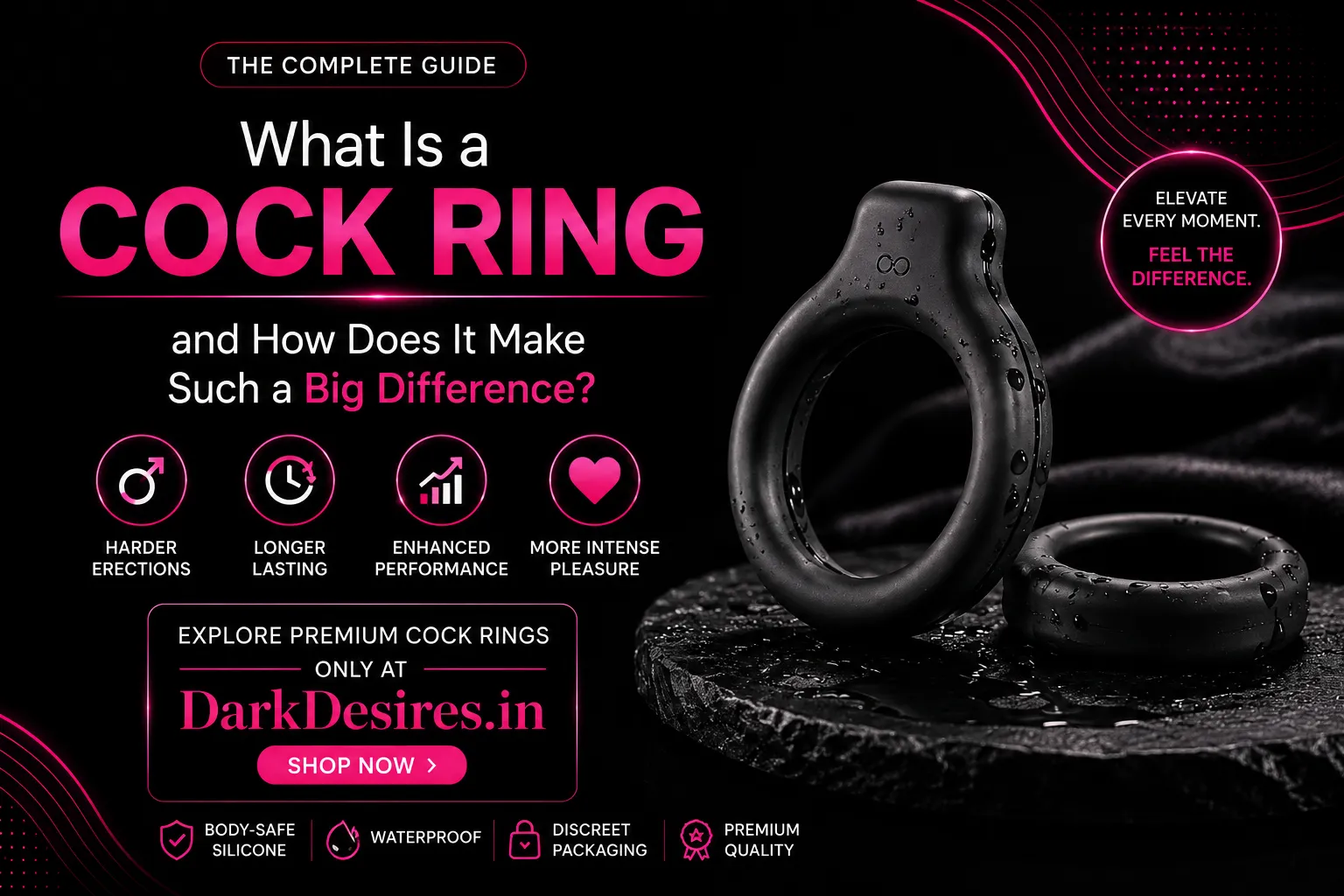 What Is a Cock Ring? How It Works, Benefits, and How to Use It Safely in India