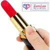 Lipstick Shaped Powerful Portable Vibrator Massager Red Color LoveLuxToys