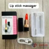 Lipstick Shaped Powerful Portable Vibrator Massager Red Color LoveLuxToys