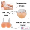 silicone breast enhancer with realistic design and shoulder straps. Comfortable, lightweight, and perfect for crossdressers and cosplay. in India by LoveLuxToys.com
