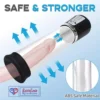 automatic penis enlargement pump with electric vacuum erection function for men loveluxtoys