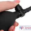 inflatable butt plug with air filling pump for adults. Adjustable, soft, and comfortable for beginners and experienced users black color LoveLuxToys
