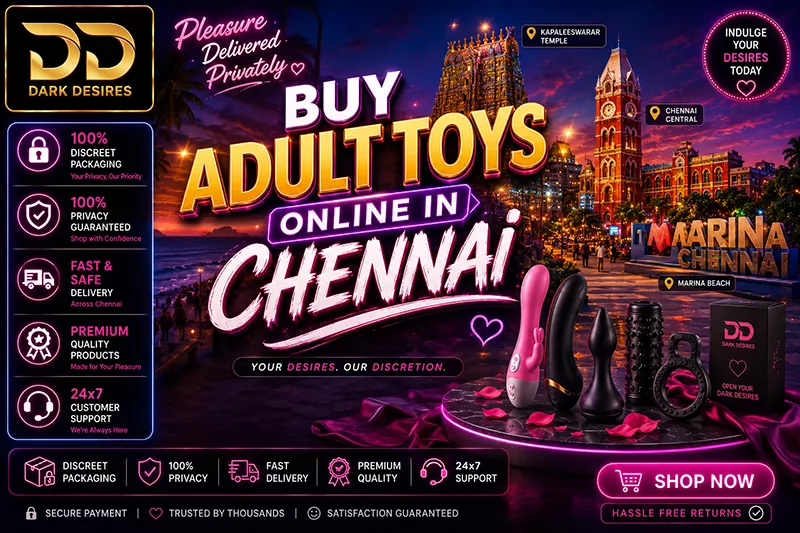 Buy sex toys in Chennai for men, women and couples — LoveLuxToys