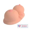 3 in 1 silicone male masturbator sex doll in india with big breast 3D design vagina anal double channels flesh color.